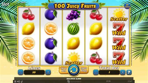 100 Juicy Fruits Slot Grátis