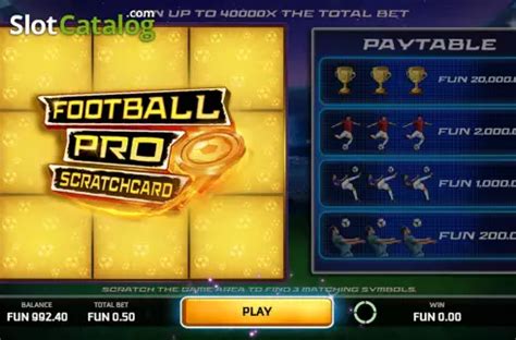 Football Pro Scratchcard Betway