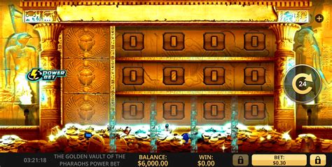 Jogar The Golden Vault Of The Pharaohs Power Bet com Dinheiro Real