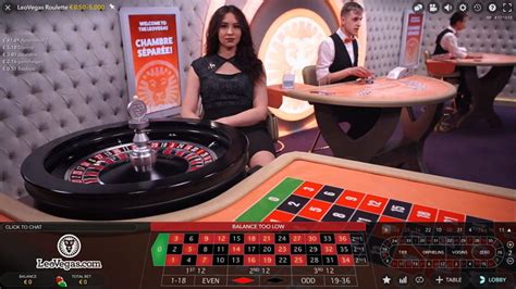 Live Roulette LeoVegas