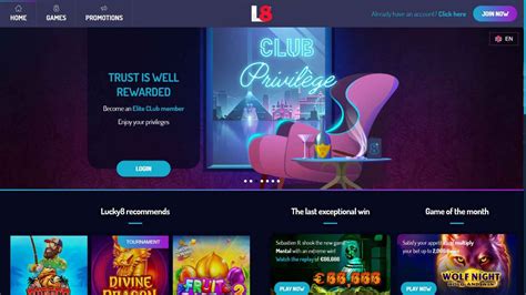 Lucky8 casino aplicação