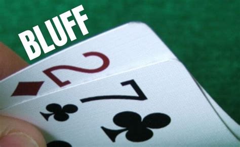 Poker incrível bluff