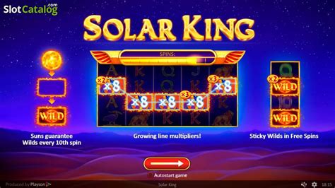 Solar King Slot Grátis