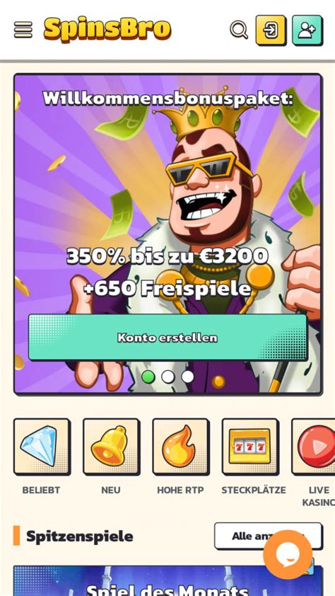 Spinsbro casino app