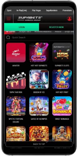 Supabets casino mobile